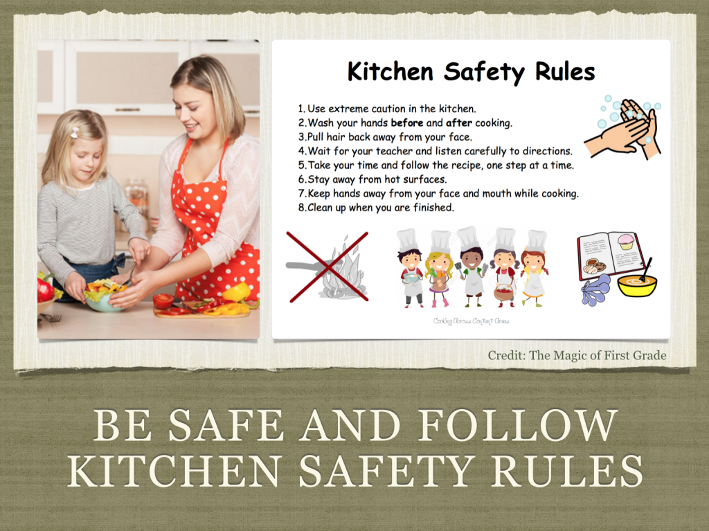 kitchen safety rules for kids